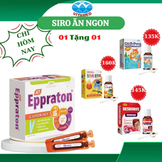 [ Mua có quà ] Eppraton - Giúp Ăn Ngon, Hỗ Trợ Tiêu Hóa, Nâng Cao Sức Đề Kháng Hộp 25 Ống