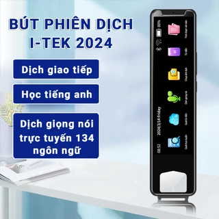 Bút phiên dịch thông minh ITek trích xuất văn bản dịch thuật scan offline 8 loại ngôn ngữ - Bảo hành 12 tháng