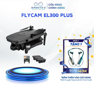 Flycam máy bay điểu khiển từ xa Flycam mini L300 PRO động cơ không chổi than dung lượng pin lớn camera kép 4K [GD409]