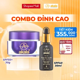 COMBO ĐỈNH CAO Serum Giảm Nám - Nâng Cơ Mặt - Tái Tạo - Căng Da + Kem Face Dưỡng Da - Chống Nắng ( Nhau Thai Cừu