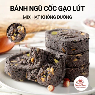 Bánh Ngũ Cốc Gạo Lứt Không Đường Mix Hạt,Bánh Ăn Kiêng Thơm Ngon Đầy Đủ Dinh Dưỡng, Dành Cho Người Tiểu Đường