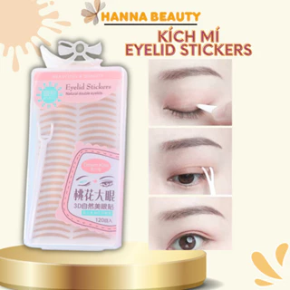 Dán kích mí, kích mí Eyelid Stickers giúp nếp mí tự nhiên và đôi mắt to tròn- 2 Hộp