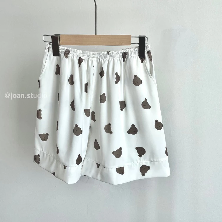 Quần ngủ mặc ở nhà họa tiết gấu và hổ nhỏ xinh xắn phong cách Hàn Quốc [Sleep Pants] - Joan.Studio