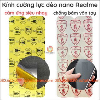 Dán cường lực dẻo nano OPPO Realme X2 5 3 2 Pro Q C1 C2 X XT 2020