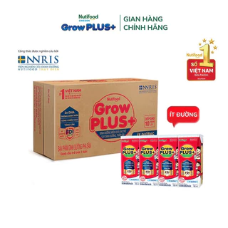 Sữa Bột Pha sẵn GrowPLUS+ Ít đường 180ml trên 1 tuổi (Thùng)- có ship hỏa tốc HCM