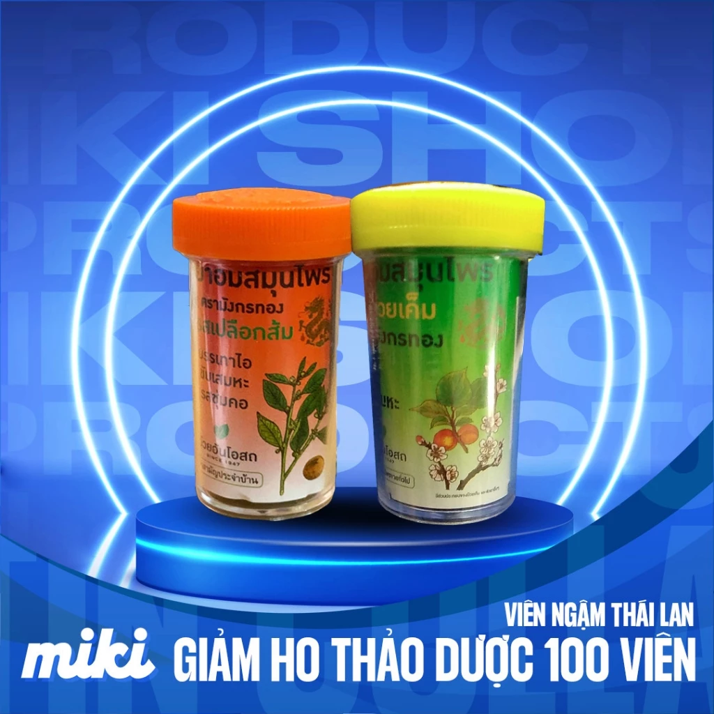 Viên Ngậm Thái Lan Giảm Ho Thảo Dược 100 Viên - Bách Hoá Miki