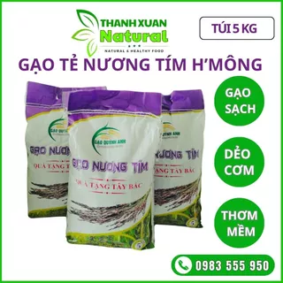 gạo tím tây bắc túi 5kg