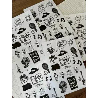 Sticker Rock and Roll (ảnh thật) - namise.co