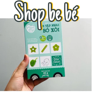 ( Hộp 5 gói) Nui bó xôi mini Mămmy cho bé ăn dặm từ 6 tháng, Nui hữu cơ cho bé chiết xuất rau bó xôi Shop be bé