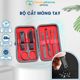 Bộ cắt móng tay 7 món bộ dụng cụ làm sạch và chăm sóc móng loại bỏ phần da thừa xung quanh móng CN011