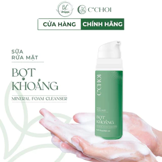 Sữa Rửa Mặt Bọt Khoáng Thiên Nhiên - Mỹ Phẩm Xanh C'CHOI - MINERAL FOAM CLEANSER 150ml