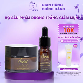 Bộ Sản Phẩm Dưỡng Trắng Giảm Mụn, Mờ Thâm, Se Khít Lỗ Chân Lông FUKA