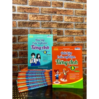 sách - COMBO 2C GLOBAL SUCCESS - Bài tập trắc nghiệm tiếng anh lớp 8 Tập 1 và 2 (có đáp án)