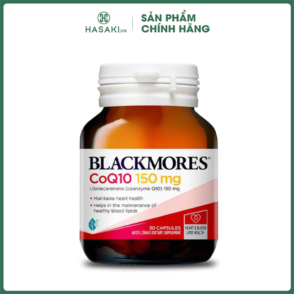 Viên Uống Blackmores CoQ10 Hỗ Trợ Tim Mạch 150Mg 30 Viên Hasaki Sản Phẩm Chính Hãng