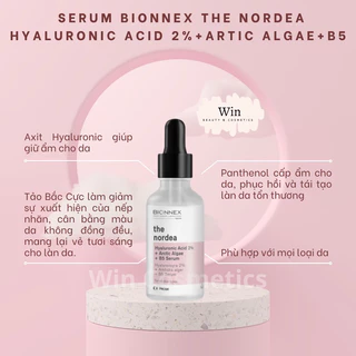 [Hàng Cty]  Bionnex The Nordea Acid 2% + Artic Algae + B5 Serum siêu phục hồi - Wincosmetic