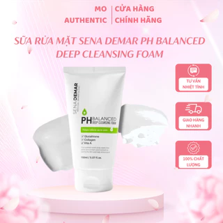 Sữa Rửa Mặt Sena Demar PH Balanced Deep Cleansing Foam Bọt Mịn Sạch Sâu Cho Da Nhạy Cảm 150ml