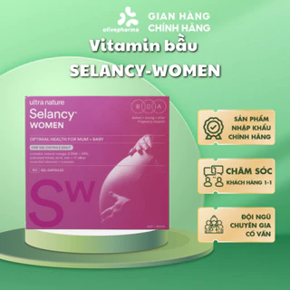 Vitamin tổng hợp Selancy Women từ tuần 0 thai kỳ, thai kỳ hạnh phúc trọn vẹn 100 viên hỗ trợ sức khỏe cho mẹ bầu