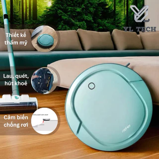 Robot Hút Bụi Lau Nhà Rophier K7 Max - Hẹn Giờ - App Wifi Điều Khiển Từ Xa