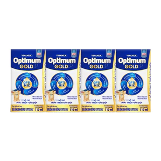 Lốc Sữa Optimum Pha Sẵn 110ml x4 hộp