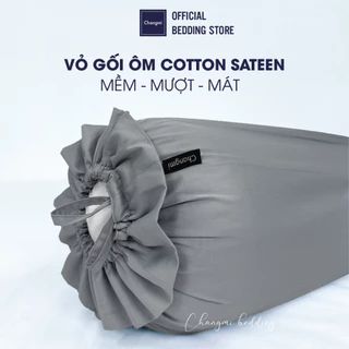 [Nhiều màu] Vỏ gối ôm Changmi Bedding 100% Cotton Sateen tự nhiên - 40 x 110 cm (1 chiếc)