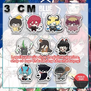 (3cm) Mô hình standee BLUE LOCK ver HẮC ÁM in hình anime chibi mica trong acrylic quà tặng dễ thương