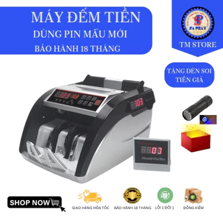 Máy đếm tiền dùng pin GLORRY-2024PRO đếm được tất cả loại tiền giấy, mẫu mới tiện lợi