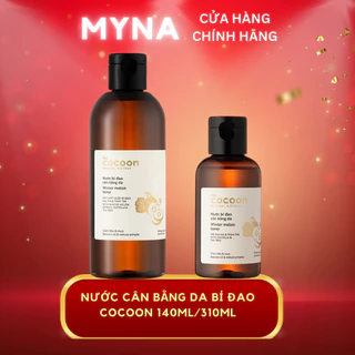 Nước bí đao cân bằng da (toner) Cocoon giảm dầu & mụn 140ml