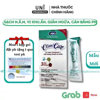 ✅(Tặng Khẩu Trang 4L Chất Chính Hãng)  Gel Đặt ClimCare HAGO Làm Sạch Tạo độ PH Phòng Nấm Ngứa Cho Cô Bé Hộp 7 Tube 5ml