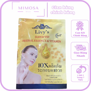 Tắm Ủ Trắng Body Livy's Vàng Siêu Trắng Mịn