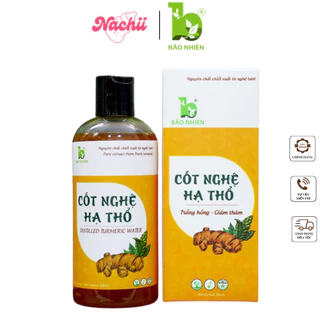 Cốt nghệ hạ thổ Bảo Nhiên 330ml - giảm thâm, tái tạo da cho mẹ sau sinh