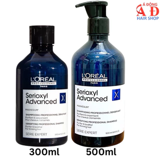 [+Mũ trùm][L'oreal] Dầu gội Loreal Serioxyl Scalp Advanced giảm rụng làm dày và phồng tóc (SPAIN)