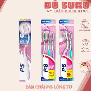 Bộ 3 Bàn Chải Đánh Răng P/S Lông Tơ Mềm Mại Siêu Mềm