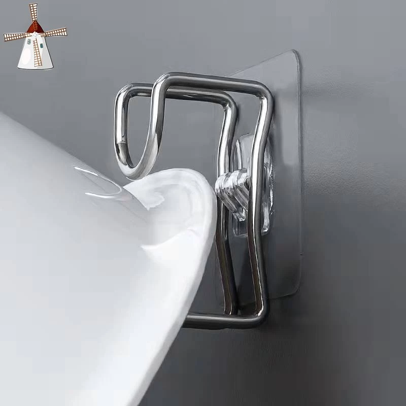 Combo 3 Móc Dán Tường Treo Chậu, Thau , Thớt, Đồ dùng phòng tắm, Nhà bếp - Inox Chắc Chắn
