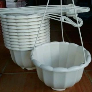 Chậu treo cây hình quả bí