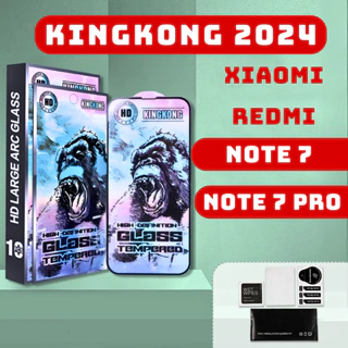 Kính cường lực Redmi Note 7 Pro, Note 7, Redmi7  kingkong xanh | Miếng dán bảo vệ màn hình cho Xiaomi VICA