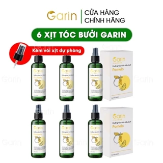 Combo 6 chai tinh dầu bưởi xịt kích mọc tóc nhanh pomelo Garin dưỡng tóc chắc khỏe giảm rụng làm dày