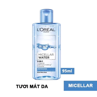 Nước tẩy trang Loreal làm sạch và cấp ẩm cho da 95ml [ Có tem phụ ]