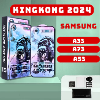 Kính cường lực  Samsung A33, A73, A53 5G kingkong xanh | Miếng dán bảo vệ màn hình ss galaxy | VICA