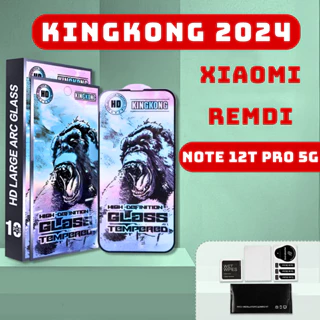 Kính cường lực  Redmi Note 12T Pro 5G kingkong xanh|Miếng dán bảo vệ màn hình Xiaomi|VICA