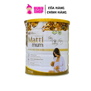 M6 Sữa hạt lợi sữa Mattimum lon 650g -Hỗ trợ sữa mẹ về nhiều hơn đặc sánh nhiều dưỡng chất