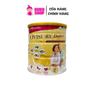 M3 Sữa hạt tiểu đường Ovisure Diabest lon 650g - Ổn định đường huyết tăng cường sức khỏe