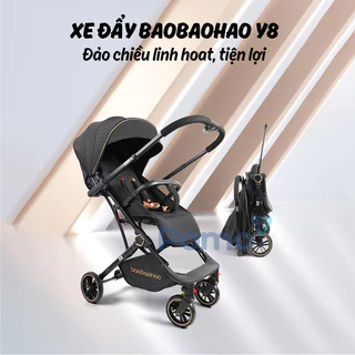 Xe đẩy 2 chiều du lịch gập gọn BAOBAOHAO Y8 cho bé (gấp gọn kéo vali)