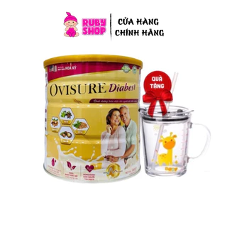 Sữa hạt tiểu đường Ovisure Diabest lon 650g - Hỗ trợ ổn định đường huyết tăng cường sức khỏe