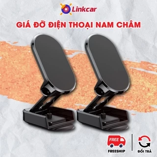 Giá Đỡ Điện Thoại Nam Châm Xoay 360 Độ, Giá Đỡ Điện Thoại Trên Ô Tô Hút Nam Châm Cực Mạnh Linkcar