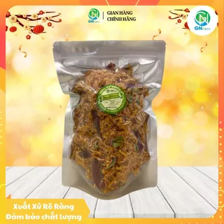 Khô Gà Lá Chanh Xé Cay Khô Gà Đậm Đà Vị Gà Giòn Dai Đặc Biệt - Túi 250g