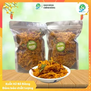 Khô Gà Lá Chanh Xé Cay Khô Gà Giòn Dai Thơm Ngon Loại Đặc Biệt - Túi 500g