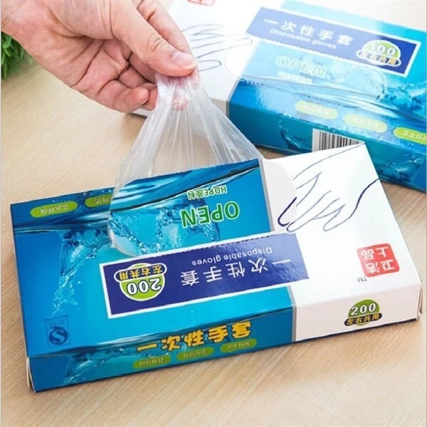 Hộp 200 Chiếc Găng Tay NILONG Siêu Dai - Găng tay tự hủy sau 1 thời gian giúp bảo vệ môi trường