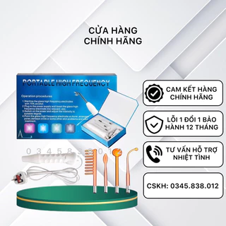 Máy Điện Tím Sát Khuẩn - Giảm Sưng Đỏ Cầm Tay Sau Nặn Mụn [Bảo Hành 12 Tháng]