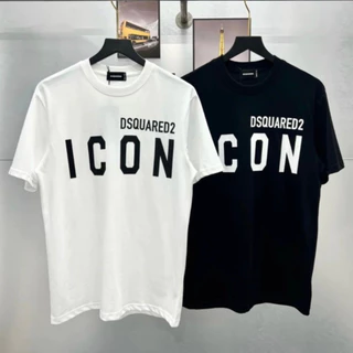 Áo phông nam nữ in hình ICON, áo thun tay lỡ fom rộng unisex chất cotton cao cấp.