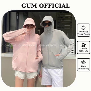 Áo chống nắng nam nữ GUM OFFICIAL chống tia UV cao cấp mẫu mới mùa hè , Áo nắng dáng ngắn chất thun lạnh mát